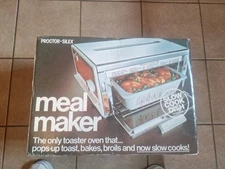 Vintage 1970s Proctor Silex Meal Maker Toaster Oven NOS