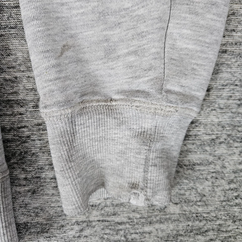 Vintage Y2K DC Shoes Zip Hoodie Men's Size M Logo Gray Skateboarding Grunge 00s - Image 4 of 4