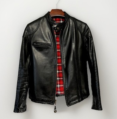 Schott NYC 664 Single Riders Cafe Racer Cowhide/Steerhide Jacket