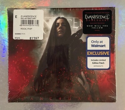 Evanescence - Sanctuary CD Walmart Exclusive w/ LE Patch EX   Factory Sealed