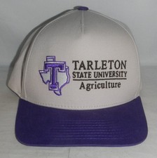 Tarleton State University Texans College of Agriculture Logo Baseball Hat Cap