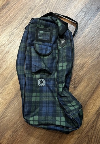 Centaur Tall Boot Bag Plaid - Excellent Condition