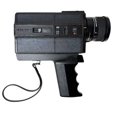 Bell Howell FilmoSonic 1238 Super 8 Sound Camera AS-IS w/Case Mic
