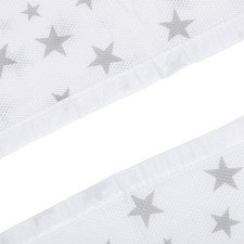 2pcs Breathable Mesh Baby Bed Bumper Mesh Crib Liner Anti Fall Cot Protector  