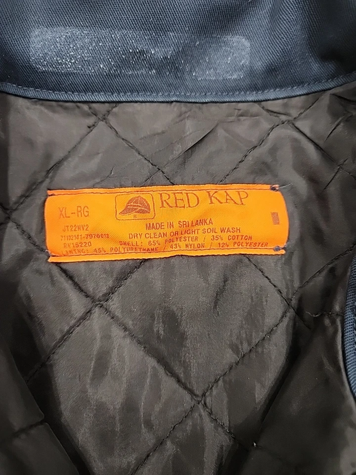 Saturday Night Live Red Kap Insulated Work Jacket Mechanic XL Quilt Lined SNL - Image 3 of 4