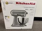 KitchenAid Deluxe 4.5QT Tilt-Head Stand Mixer Contour Silver KSM97CU NEW