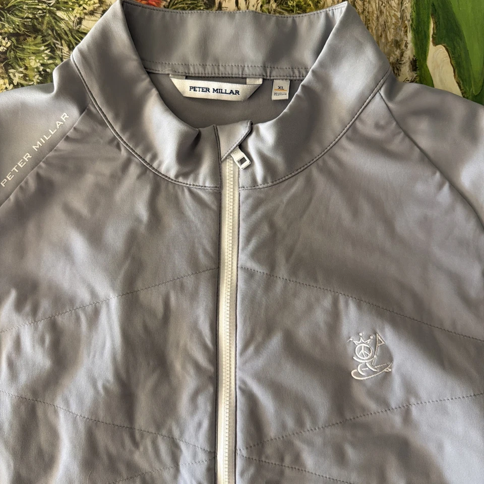 Chaleco Scotty Cameron 1/4 Cremallera Usado en Excelente Condición Peace Surfer Gris Claro Foto 2 de 4