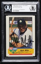 BAS 1994 Fleer ProCards Minor League Kevin Millar #170 BGS Authentic Auto ow6