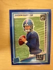 2025 Panini Donruss Optic  Rated Rookie Jaxson Dart #273 Blue Hyper Prizm GEM 💎