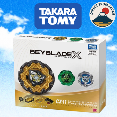 TAKARA TOMY Beyblade X CX-11 Emperor Might Deck Set | eBay