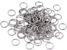 2000Pcs Stainless Steel Open Jump Rings 7Mm round 1.3Mm Thick Connector Rings fo