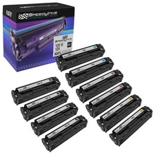 Reman Toner Cartridge for Canon 131  131 II HY 4B, 2C, 2M, 2Y, 10-Pk 