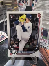 ROKI SASAKI LOS ANGELES DODGERS RC  2025 BOWMAN #12 Rookie