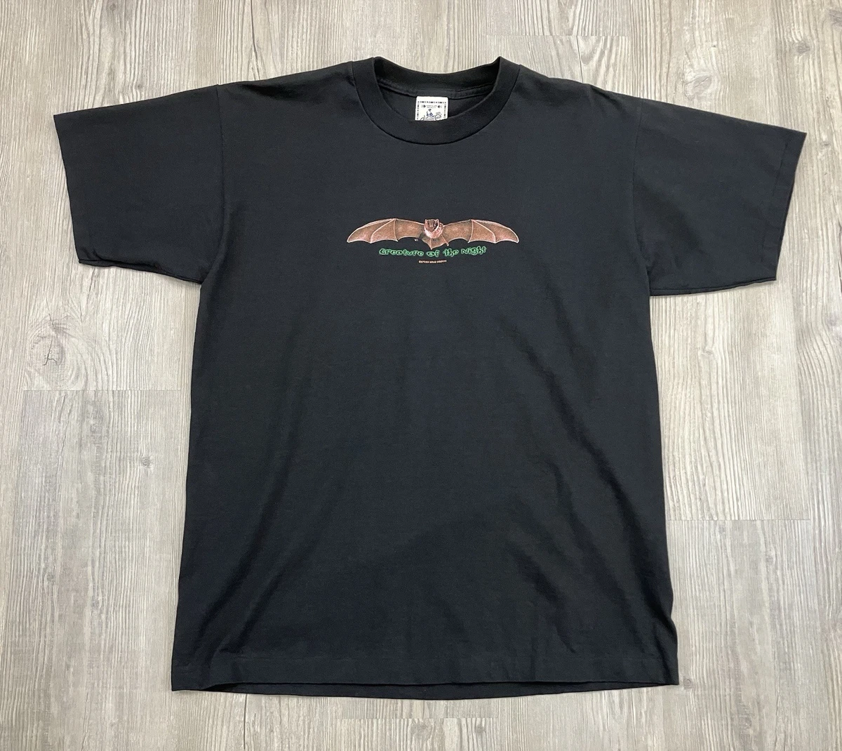 T-shirt Vintage Alore Homme XL - Gorille Noir Fondation Terre 1998 - Couture Simple