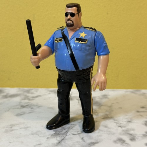 1990 Titan WWF Hasbro Big Boss Man Figure w/ Night...