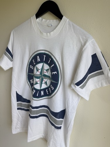 Vintage Salem Sportswear Herren T-Shirt weiß Seattle Mariners Medium MLB 1996 - Bild 11 von 13