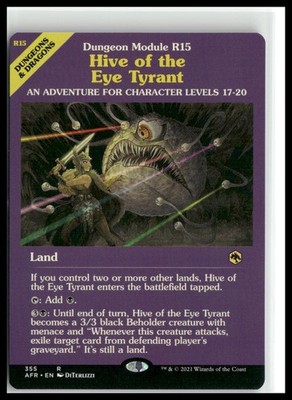 Adventures in the Forgotten Realms #355 Hive of the Eye Tyrant (Dungeon Module)