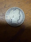 1906 D Barber Quarter Dollar 25C Silver US Coin - Circulated, Uncertified