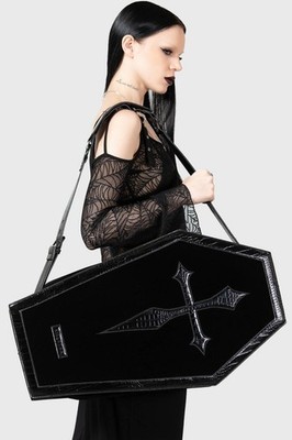 KILLSTAR Weekender Tasche - In Ur Web | Sarg Reisetasche Goth Gothic Alternative