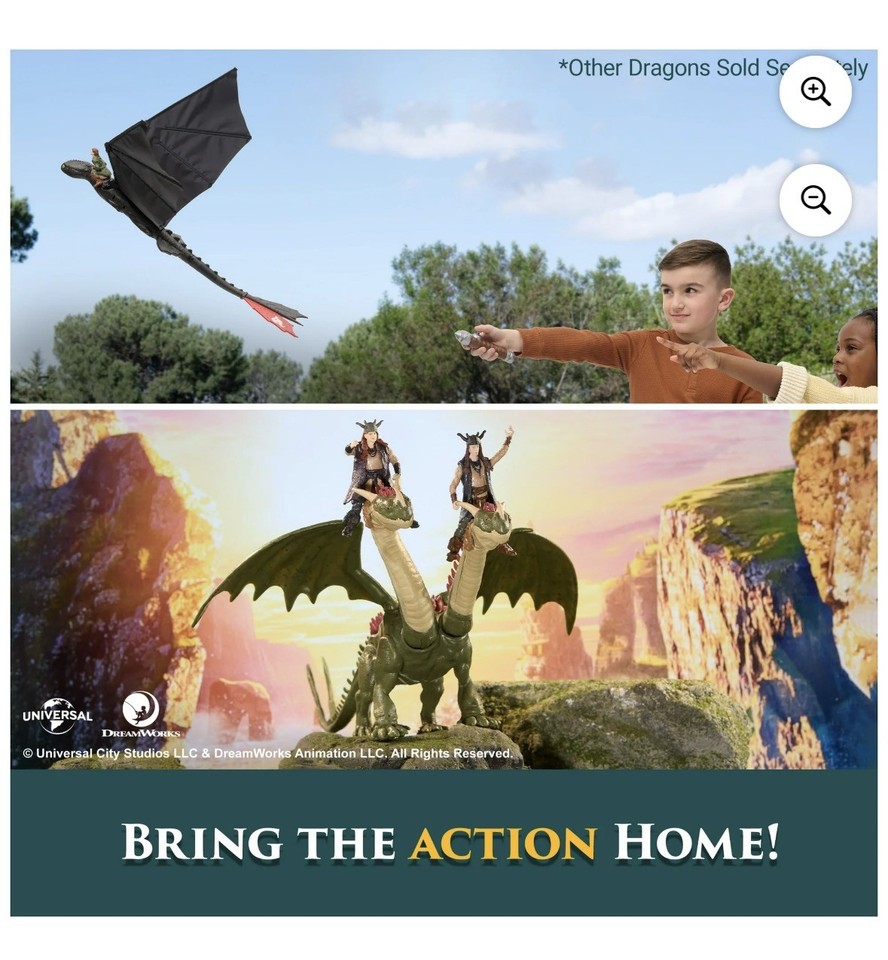 Dreamworks Dragons Flying Toothless Remote Control Toy How to Train ...