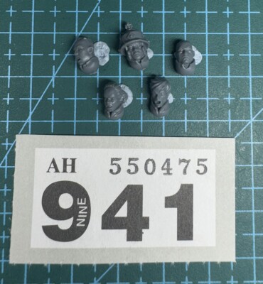 5 Freeguild Steelhelm Helm Kopf Städte von Sigmar Militarum Imperium Alte Welt