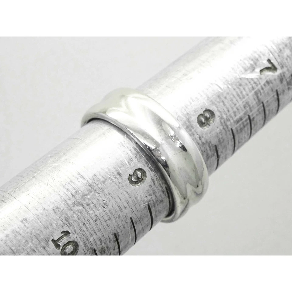 Alianza de boda Diana Designer 7 mm de ancho anillo paladio tamaño 8,75 Foto 3 de 4