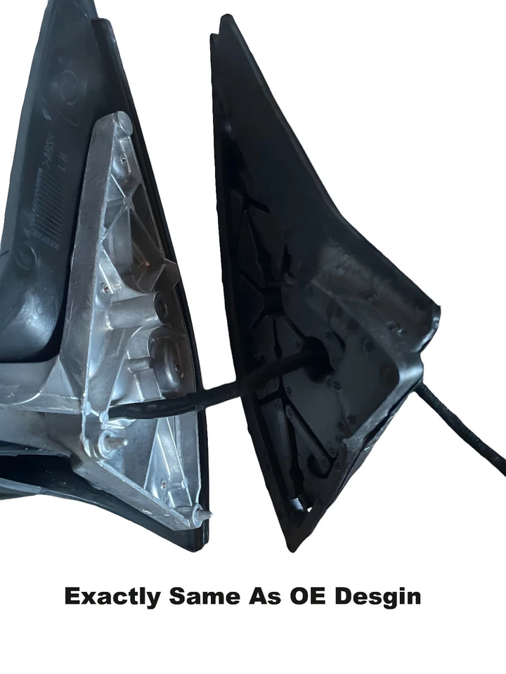 Pair Side Mirror For 2010-2014 Volkswagen GOLF R GTI Power Heated White LH+RH Foto 2 de 4