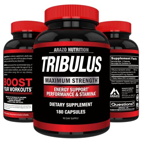 Tribulus Terrestris 1500mg Extract Powder – 180 Capsules - Energy Booster wit... - Bild 7 von 7