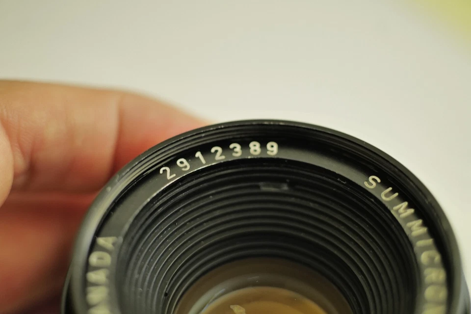 Lente Leica Summicron-R 50 mm f/2 - SN 2912389 - Leitz Canadá 1978 - Vidrio limpio, Foto 2 de 4