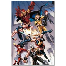 Marvel Comics "The Mighty Avengers" Limited Edition Art Canvas Numbered