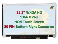 New 13.3" Slim LED LCD Screen HB133WX1-402 WXGA HD 30pin eDP Panel