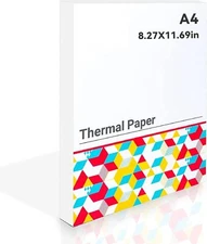 A4 Thermal paper -Multipurpose Paper Compatible for HPRT MT800 MT800Q M08F Lot