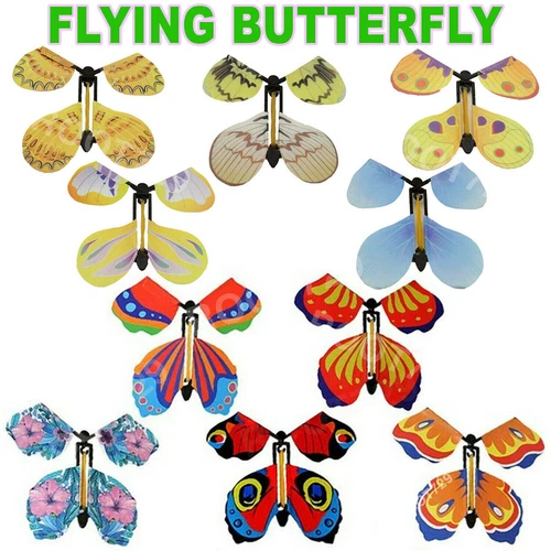 20pcs Magic Surprise Flying Butterfly Christmas Card Birthday Wedding Prank Gift - Picture 4 of 12