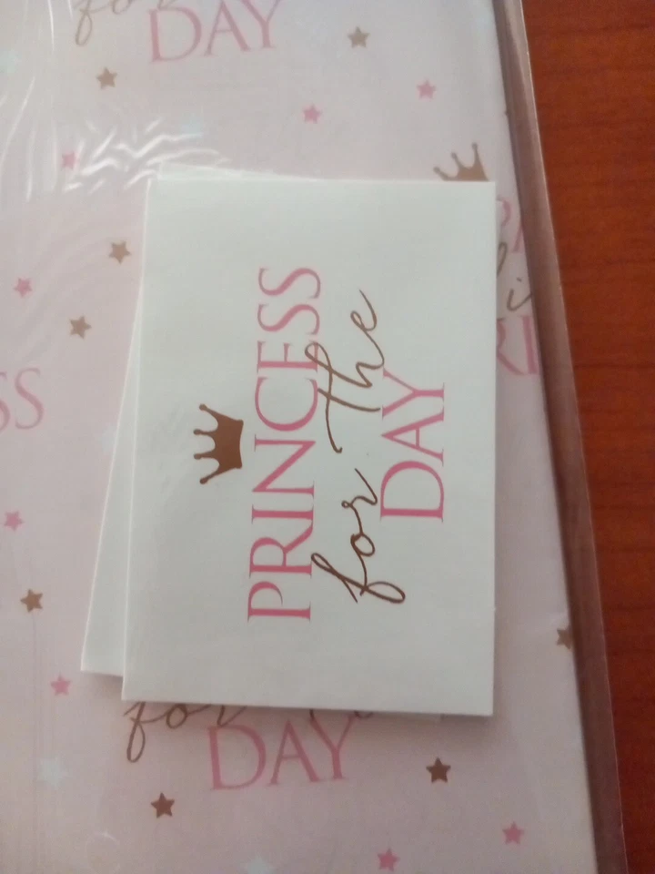 "Princess For A Day"Gift Wrap 72cm X 52 cm  Approx, - Image 3 of 3