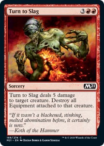 Turn to Slag x4 - Magic Core Set 2021 - NM-Mint, English - Magic Core Set 2021