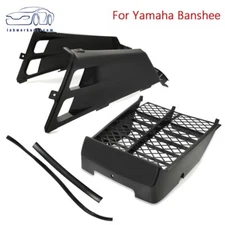 Radiator Cover Grill Gas Tank Side Covers Black For Yamaha Banshee 350 1987-2006
