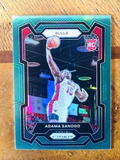 2023-24 Panini Prizm Basketball Adama Sanogo Green Prizm RC Rookie BULLS #286