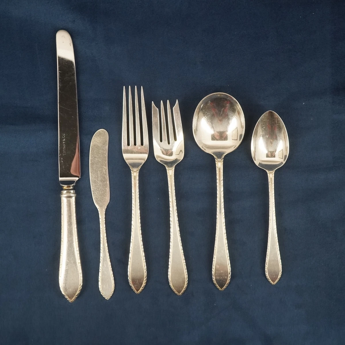 Tiffany & Co. Flatware-Place Setting Antique US Sterling Silver