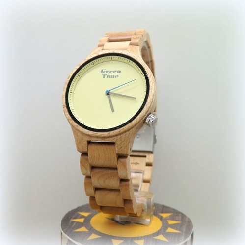 OROLOGIO IN LEGNO DONNA ZZERO GREEN TIME ZW061A | eBay
