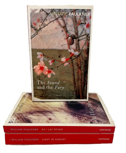 William Faulkner Sound Of Fury, As I Lay Dying Light In August Sin And Salvation