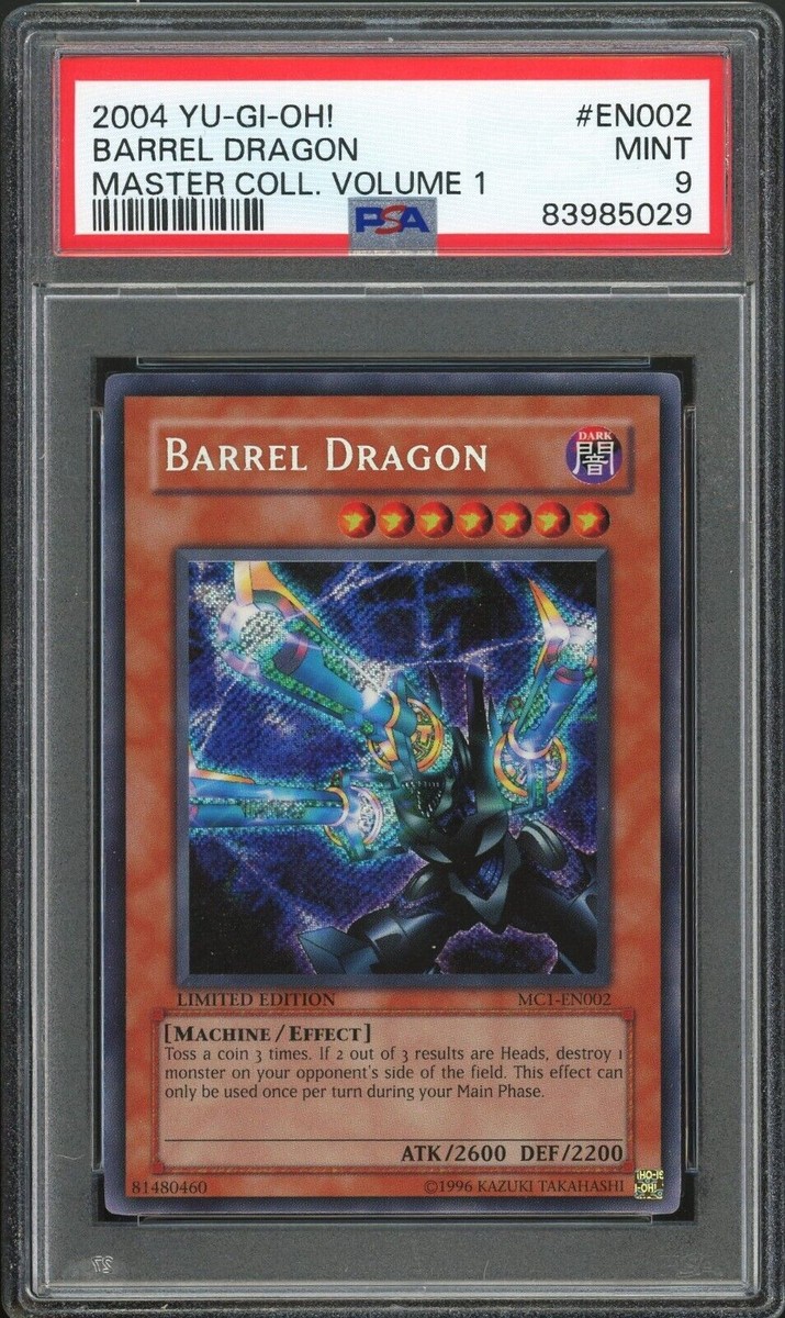 PSA 9 MINT 2004 Yu-Gi-Oh! Master Collection Volume 1 MC1