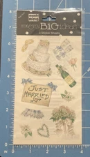 Me And My Big Ideas Wedding Stickers 3 sticker sheets