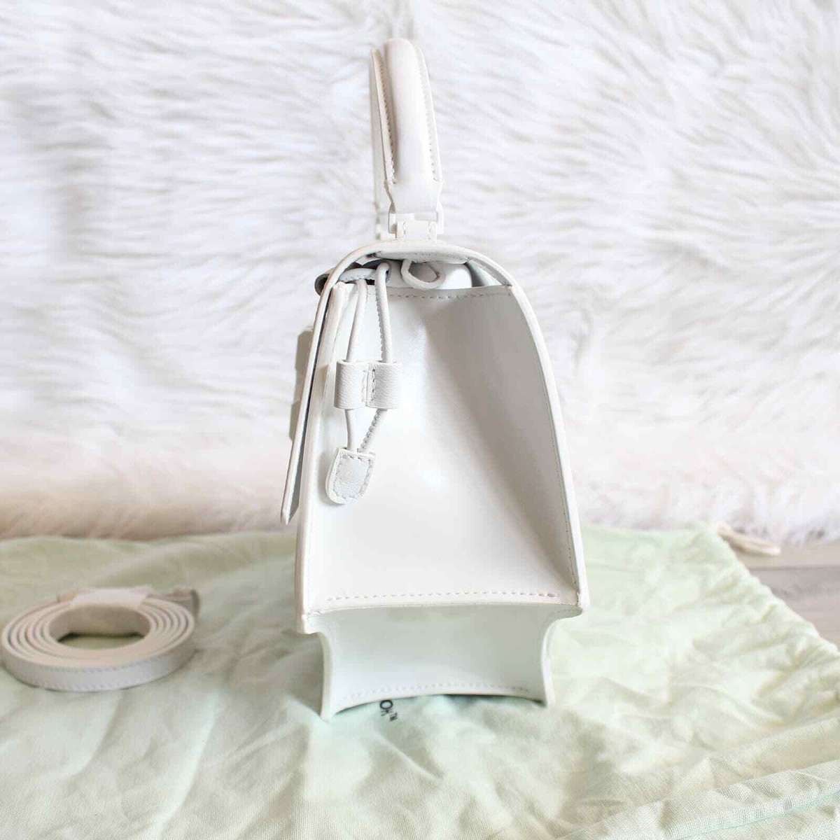 Off-White Meteor Shower Jitney 2.8 Top Handle Satchel Crossbody