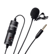 BOYA BY-M1 Lavalier Microphone for Smartphones Canon Nikon DSLR Cameras