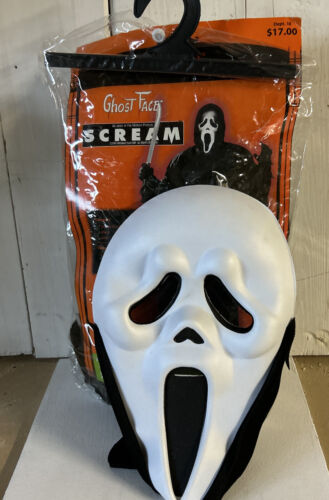 Scream / Ghostface Horror Movie Mask And Robe Fun World 1007XL XL Robe Foam Mask - 第 1/6 張圖片