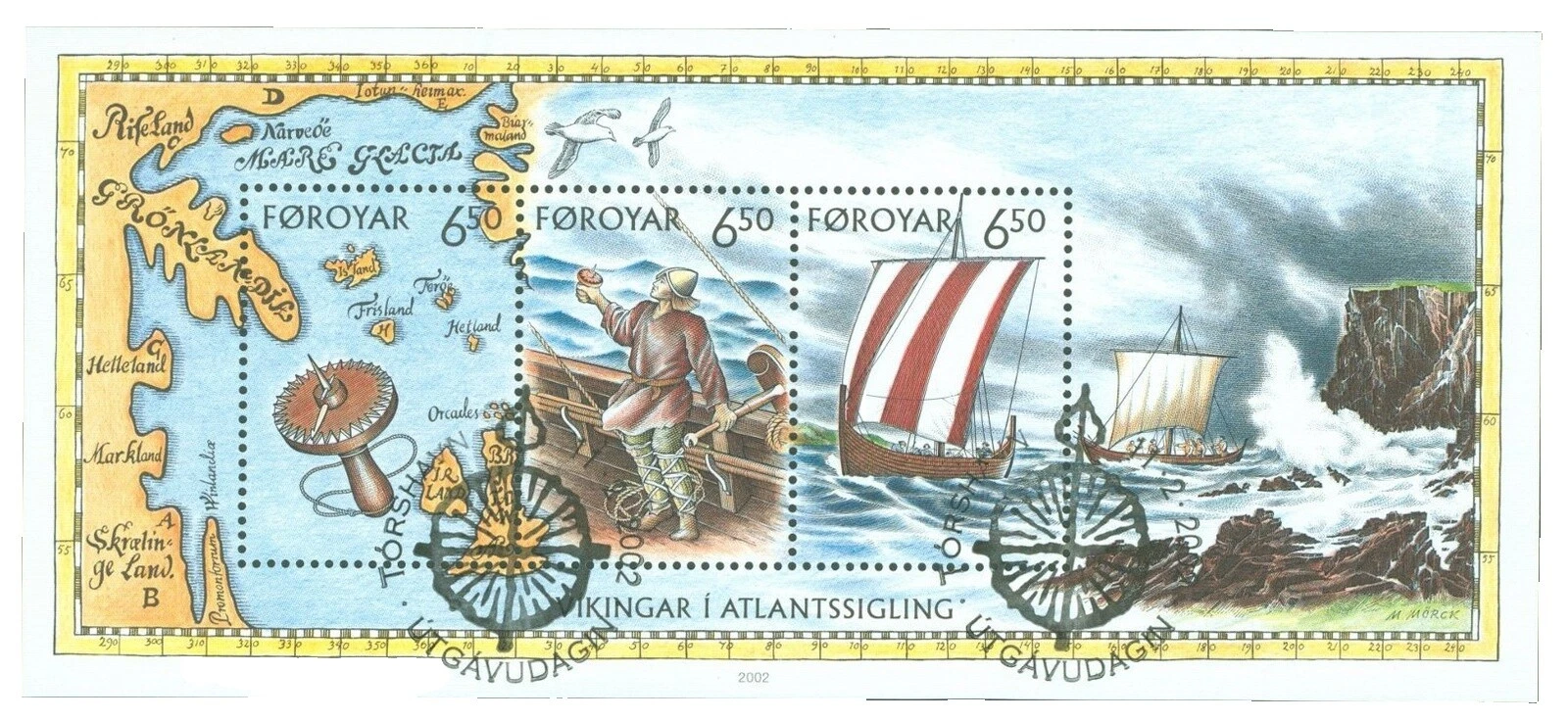 Ships, Boats Danish & Faroese Stamps