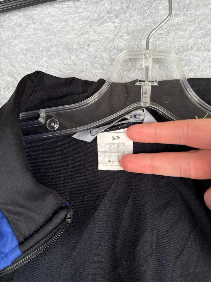 Sugoi Cycling Jacket Adult Small Petite Blue WARM  Zip Mock Neck Polyester - Image 4 of 4