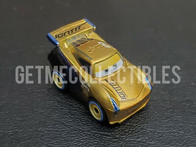 DISNEY PIXAR CARS DIE CAST MINI RACERS GOLDEN JACKSON STORM LOOSE
