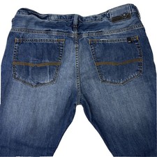 Buffalo David Bitton Driven Denim Jeans 36x30 Straight Leg Medium Wash