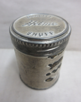Vintage Helme Quality Snuff Empty Tobacco Dip Chew Tin Can